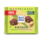 Czekolada mleczna z kawałkami prażonych i solonych pistacji RITTER SPORT 100g
