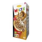 Płatki śniadaniowe MILZU żytnio owsiane kółka miodowe BIO NORDCRUNCH 150g