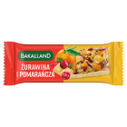 Bakalland Ba! - Baton zbożowy z żurawiną 40g. Bardzo pyszna i zdrowa przekąska.