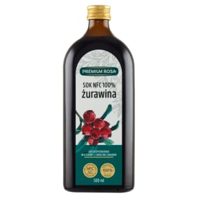 Sok wyciskany z owoców żurawiny 100% - Premium Rosa - Frisco.pl