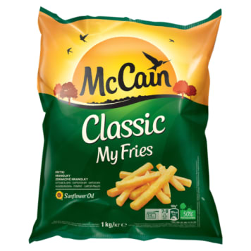 Frytki mrożone My Fries Classic - McCain. Do przygotowania na patelni i we frytkownicy. Frytki mrożone My Fries Classic - McCain. Do przygotowania na patelni i we frytkownicy.