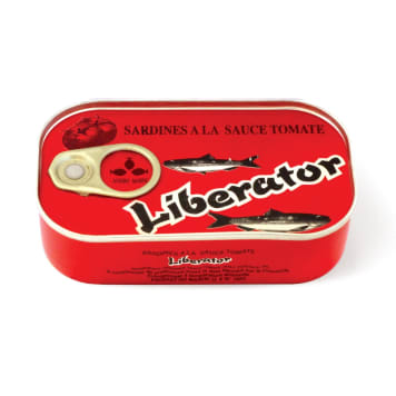 LIBERATOR Sardynki marokańskie w sosie pomidorowym 125 g