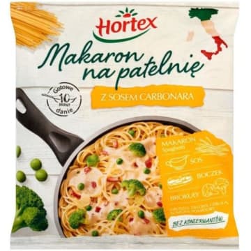 Makaron z sosem carbonara