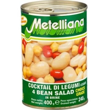 METELLIANA Mieszanka 4 odmian fasoli