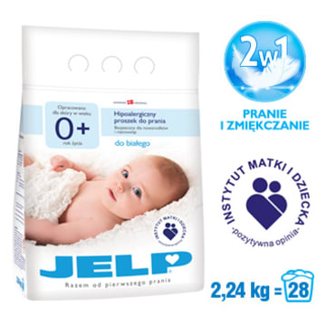 JELP 0+ Hipoalergiczny proszek do prania do białego