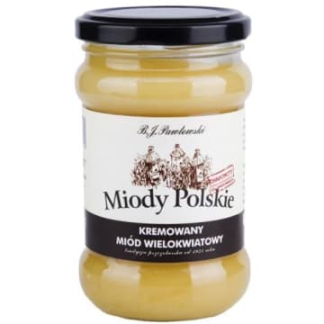 MIODY POLSKIE Miód pszczeli wielokwiatowy kremowany