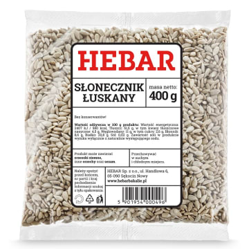 HEBAR Słonecznik łuskany