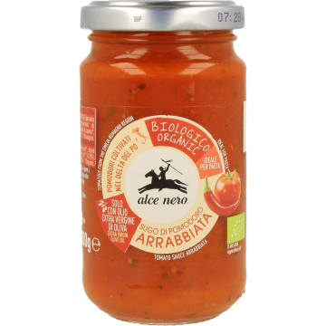 ALCE NERO Sos pomidorowy Arrabbiata BIO