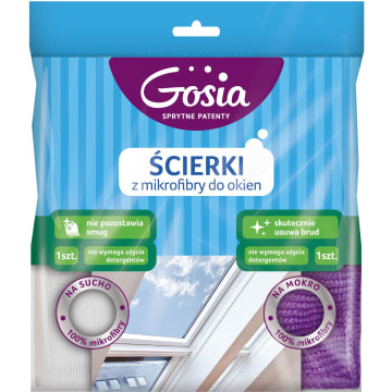 Ścierka z mikrofibry do okien
