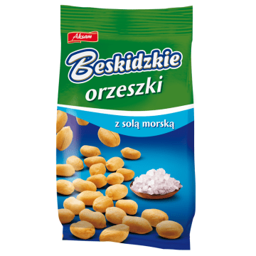 BESKIDZKIE Orzeszki z solą morską 240 g BESKIDZKIE Orzeszki z solą morską 240 g