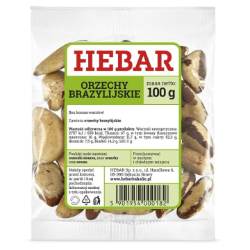 HEBAR Orzechy brazylijskie