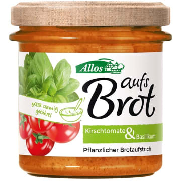 ALLOS Pasta kremowa z pomidorami cherry i bazylią bezglutenowa BIO