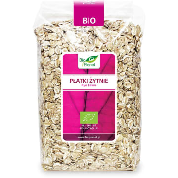 BIO PLANET Płatki żytnie BIO