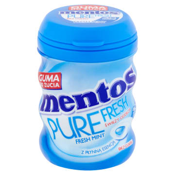 MENTOS Pure Fresh Guma do żucia bez cukru o smaku miętowym