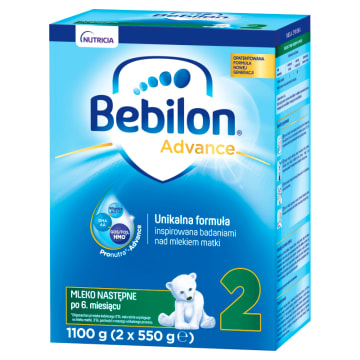 BEBILON 2 Mleko modyfikowane z Pronutra-Advance po 6 miesiącu