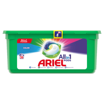 ARIEL COLOR Kapsułki do prania tkanin kolorowych 26 szt.