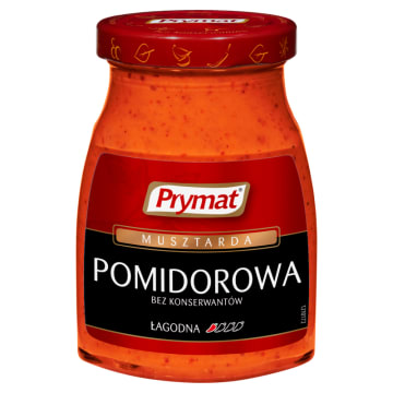 PRYMAT Musztarda pomidorowa (łagodna)