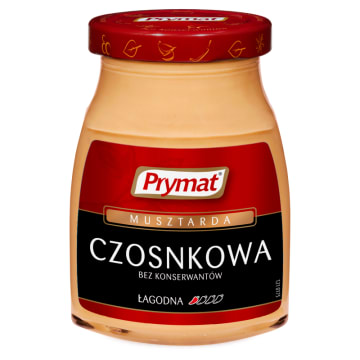 PRYMAT Musztarda czosnkowa (łagodna)