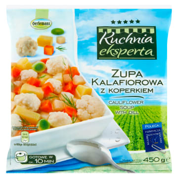 Zupa kalafiorowa z koperkiem mrożona
