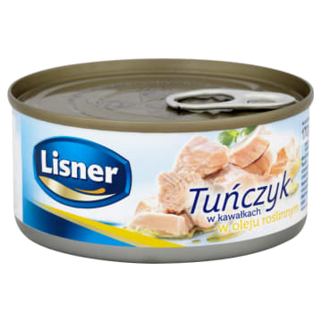 LISNER Tuńczyk w kawałkach w oleju roślinnym