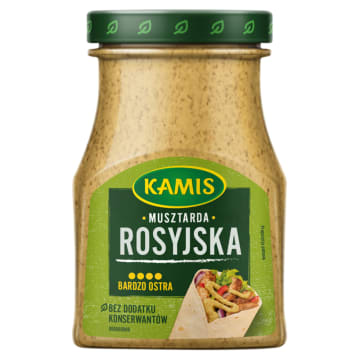 KAMIS Musztarda rosyjska (bardzo ostra)