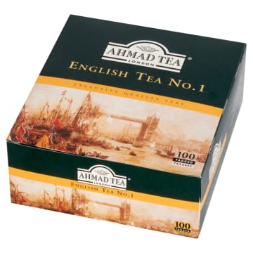 AHMAD TEA Herbata czarna English Tea No.1 100 torebek z zawieszką