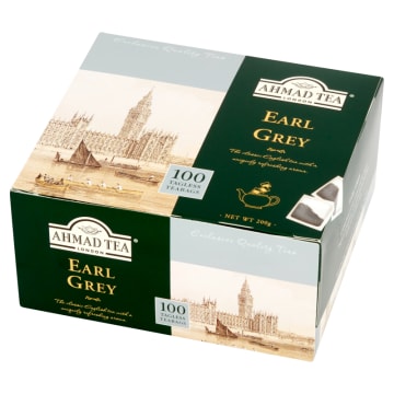 AHMAD TEA Herbata czarna Earl Grey 100 torebek ex.