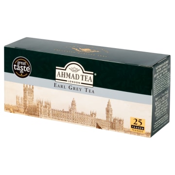 AHMAD TEA Herbata czarna Earl Grey 25 torebek z zawieszką