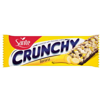 SANTE CRUNCHY Baton czekoladowo-bananowy