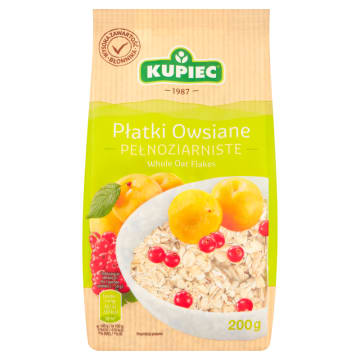 KUPIEC Płatki owsiane pełnoziarniste