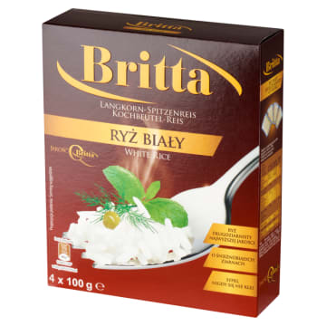 BRITTA Ryż biały długoziarnisty (4x100g)