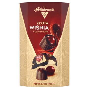 SOLIDARNOŚĆ Złota Wiśnia w likierze Czekoladki