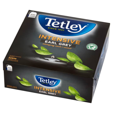 TETLEY Intensive Earl Grey Herbata Czarna 100 torebek ex.