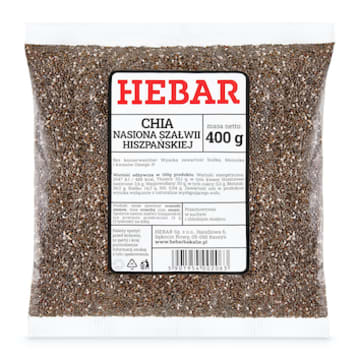 HEBAR Chia - nasiona szałwii hiszpańskiej