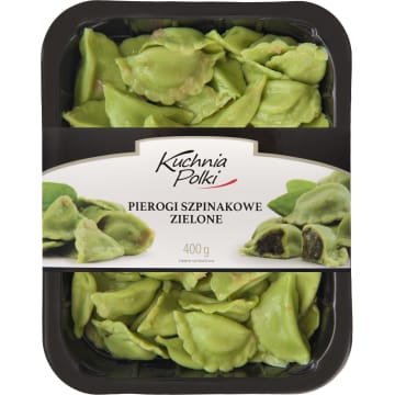 Pierogi szpinakowe