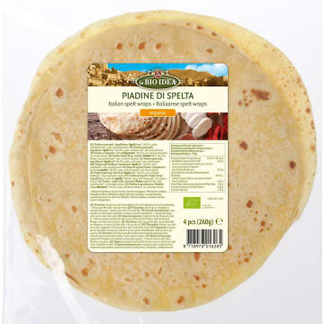 LA BIO IDEA Piadina orkiszowa (4 szt.) BIO