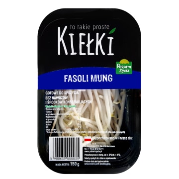 Kiełki fasoli Mung