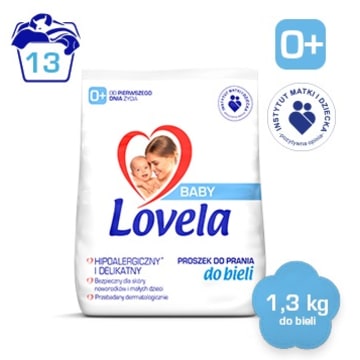 LOVELA Baby Hipoalergiczny proszek do prania białego dla dzieci (13 prań)
