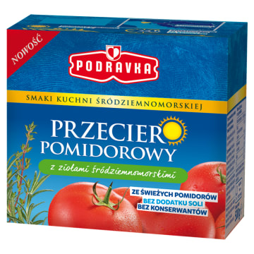 PODRAVKA Przecier pomidorowy z ziołami śródziemnomorskimi