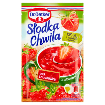 DR. OETKER Słodka Chwila Kisiel o smaku truskawkowym