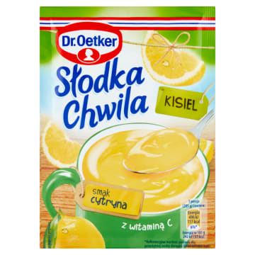 DR. OETKER Słodka Chwila Kisiel o smaku cytrynowym