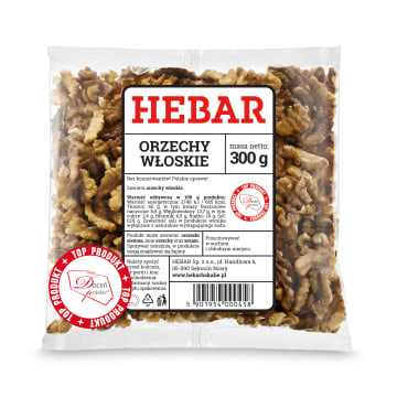 HEBAR Orzechy włoskie łuskane