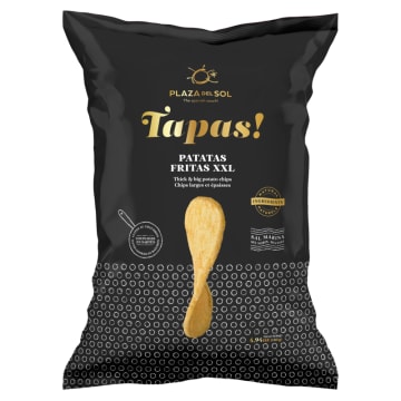 PLAZA DEL SOL Chipsy ziemniaczane grubo cięte (bezglutenowe)