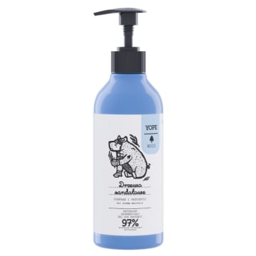YOPE WOOD Naturalny żel pod prysznic Drzewo sandałowe szafran i patchouli
