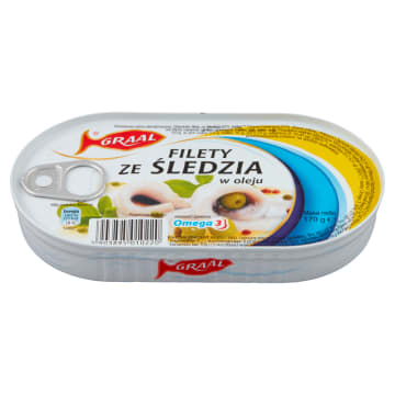 GRAAL Filety ze śledzia w oleju
