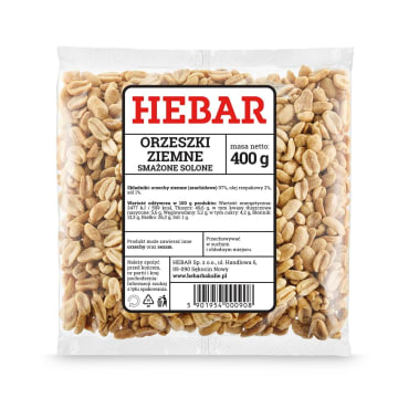 HEBAR Orzeszki ziemne smażone solone