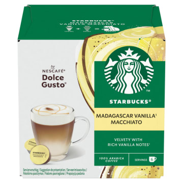 STARBUCKS Dolce Gusto Macchiatto Vanilla Kawa w kapsułkach (12 kapsułek)