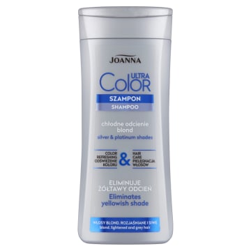 JOANNA Ultra Color System Szampon do włosów blond, rozjaśnianych i siwych