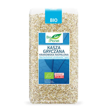 BIO PLANET Kasza gryczana krakowska niepalona BIO