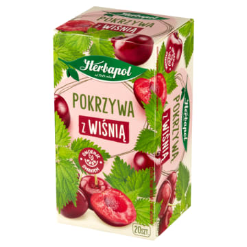 HERBAPOL Pokrzywa z wiśnią 20 torebek ex.